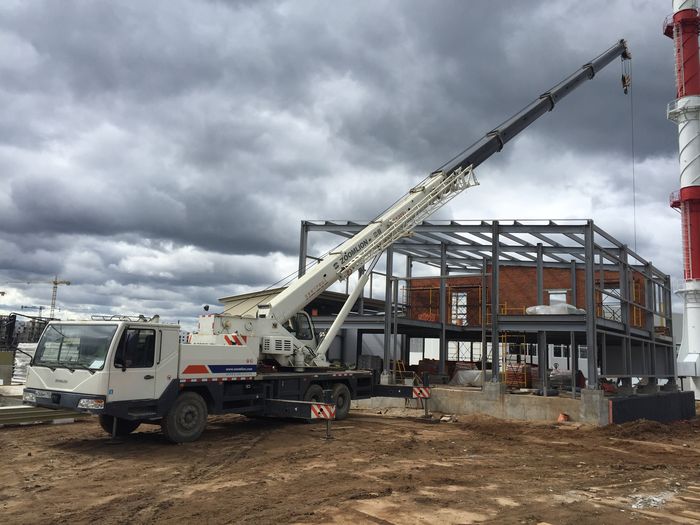 Монтаж ограждающих конструкций из сэндвич-панелей в д.Болтино, Мытищинского района