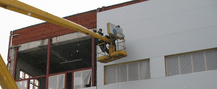 Ремонт сэндвич панелей