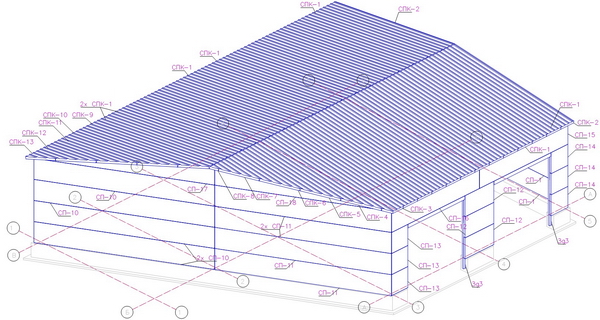 Проектирование зданий из сэндвич-панелей